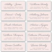 Calligraphy Guest Address Labels ORDER 6" oder 8"! (Vorderseite)