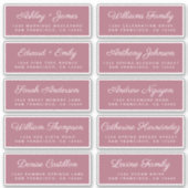 Calligraphy Guest Address Labels ORDER 6" oder 8"! (Vorderseite)