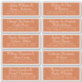 Calligraphy Guest Address Labels ORDER 6" oder 8"! (Vorderseite)