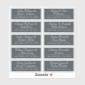 Calligraphy Guest Address Labels ORDER 6" oder 8"! (Blatt)
