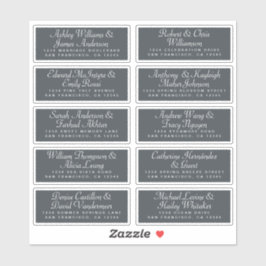 Calligraphy Guest Address Labels ORDER 6" oder 8"!