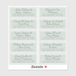 Calligraphy Guest Address Labels ORDER 6" oder 8"!