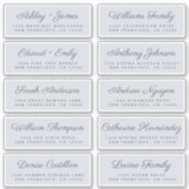 Calligraphy Guest Address Labels ORDER 6" oder 8"! (Vorderseite)