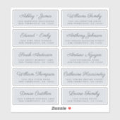 Calligraphy Guest Address Labels ORDER 6" oder 8"! (Blatt)