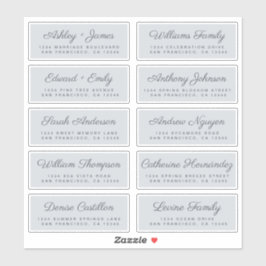 Calligraphy Guest Address Labels ORDER 6" oder 8"!