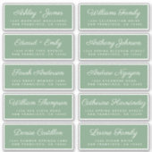 Calligraphy Guest Address Labels ORDER 6" oder 8"! (Vorderseite)