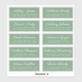 Calligraphy Guest Address Labels ORDER 6" oder 8"!
