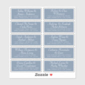 Calligraphy Guest Address Labels ORDER 6" oder 8"! (Blatt)