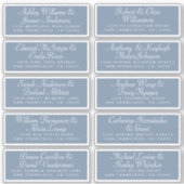 Calligraphy Guest Address Labels ORDER 6" oder 8"! (Vorderseite)
