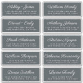 Calligraphy Guest Address Labels ORDER 6" oder 8"! (Vorderseite)