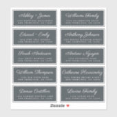 Calligraphy Guest Address Labels ORDER 6" oder 8"! (Blatt)