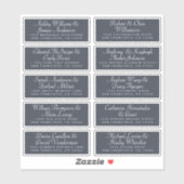 Calligraphy Guest Address Labels ORDER 6" oder 8"! (Blatt)