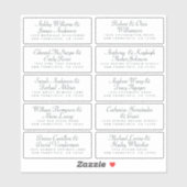 Calligraphy Guest Address Labels ORDER 6" oder 8"! (Blatt)