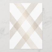 Calligraphy Mondern Monogram Gold Deko Wedding Einladung (Rückseite)