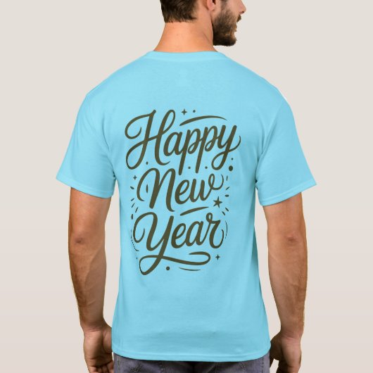 Calligraphy New Year Lettering tee (Rückseite)