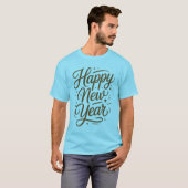 Calligraphy New Year Lettering tee (Vorne ganz)