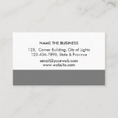 Calligraphy Nib Gold Freelance Writer Visitenkarte (Rückseite)