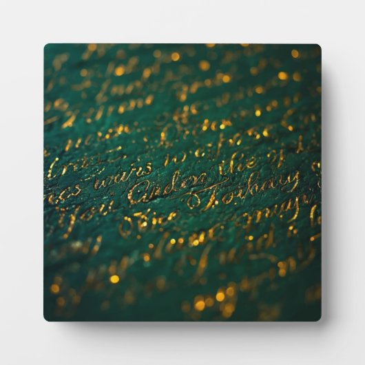 Calligraphy of the Unknown Fotoplatte (Vorderseite)