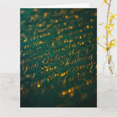 Calligraphy of the Unknown Karte (Gelbe Blume)