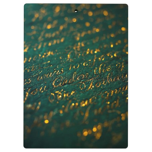 Calligraphy of the Unknown Klemmbrett (Rückseite)