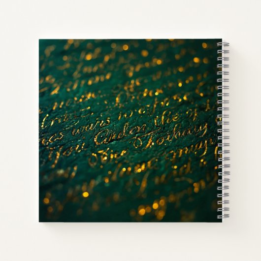 Calligraphy of the Unknown Notizblock (Rückseite)