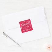 Calligraphy Script Abschluss Sticker (Umschlag)