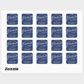 Calligraphy Script Abschluss Sticker (Blatt)