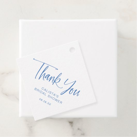 Calligraphy Script Brautparty Vielen Dank Geschenkanhänger (Beispiel)