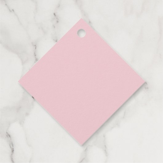 Calligraphy Script Brautparty Vielen Dank Geschenkanhänger (Rückseite)