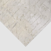 Calligraphy Script Marble Gray Beige Decoupage Seidenpapier (Ausschnitt)