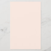 Calligraphy Script-Menü "Watercolor-Blume" Flyer (Hinten)