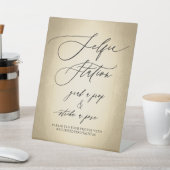 Calligraphy Script Selfie Station Wedding Sockelschild (In SItu)