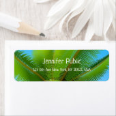 Calligraphy Script Template Blue Sky Palms Elegant (Insitu)
