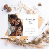 Calligraphy Simple Spanish Wedding Foto Save The Date