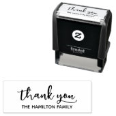 Calligraphy Swash Vielen Dank Permastempel (Beispiel)