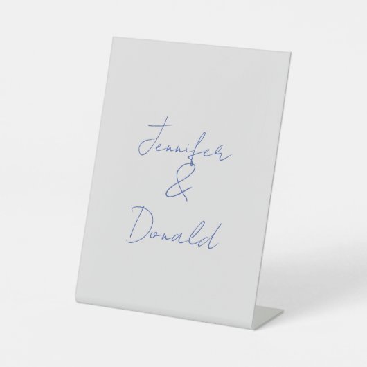 Calligraphy trendy classical plain personal names sockelschild (Vorderseite)
