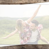 Calligraphy Vellum Script Stilvolles Multi-Foto Save The Date