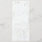 Calligraphy Wedding Menu | Gold Menükarte (Rückseite)