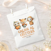 Calling All Critters Woodland Fall Kids' Birthday Geschenktütchen (Ausgeschnitten)