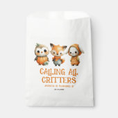 Calling All Critters Woodland Fall Kids' Birthday Geschenktütchen (Vorderseite)