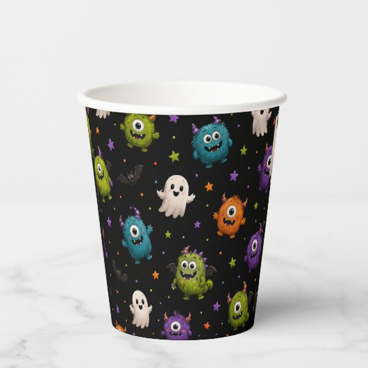 Calling All Little Monsters Partybecher Pappbecher (Vorderseite)
