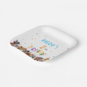 Calling All Party Animals! Zoo Birthday  Pappteller (Gewinkelt)