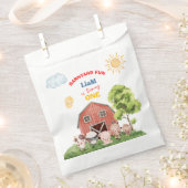 Calling All Party Farm Animals 1st Birthday Geschenktütchen (Ausgeschnitten)