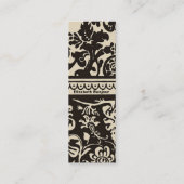 Calling Card der französischen Creme Telefonnummerkarte (Rückseite)