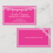 CALLING CARD niedliche kreative Spitzen-Bundle hei Telefonnummerkarte (Vorne/Hinten)