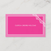 CALLING CARD niedliche kreative Spitzen-Bundle hei Telefonnummerkarte (Rückseite)