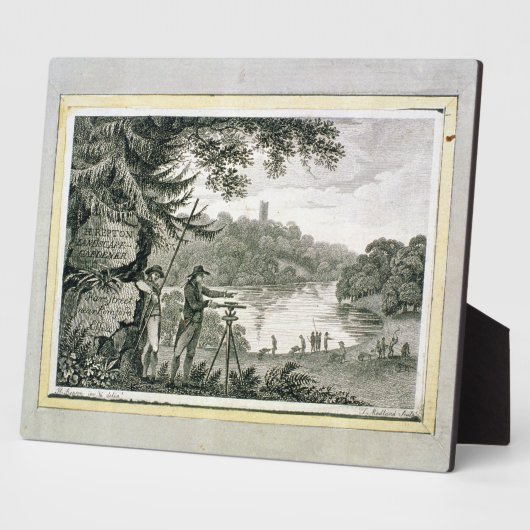 Calling Card of Humphrey Repton, eingraviert von T Fotoplatte (Seite)