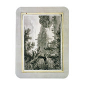 Calling Card of Humphrey Repton, eingraviert von T Magnet (Vertikal)