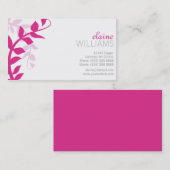 Calling Cards für Blumendesign Telefonnummerkarte (Vorne/Hinten)