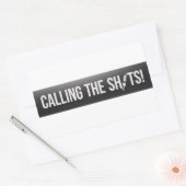 Calling the Shots - Medical Professional Rechteckiger Aufkleber (Umschlag)